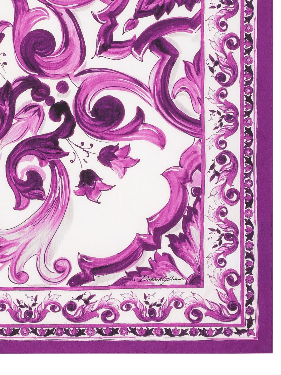 FOULARD IN TWILL CON STAMPA