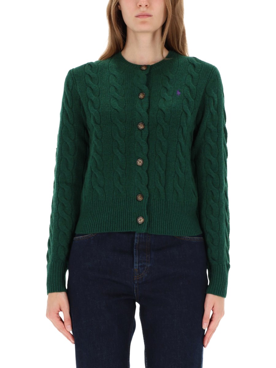 CARDIGAN A TRECCE 