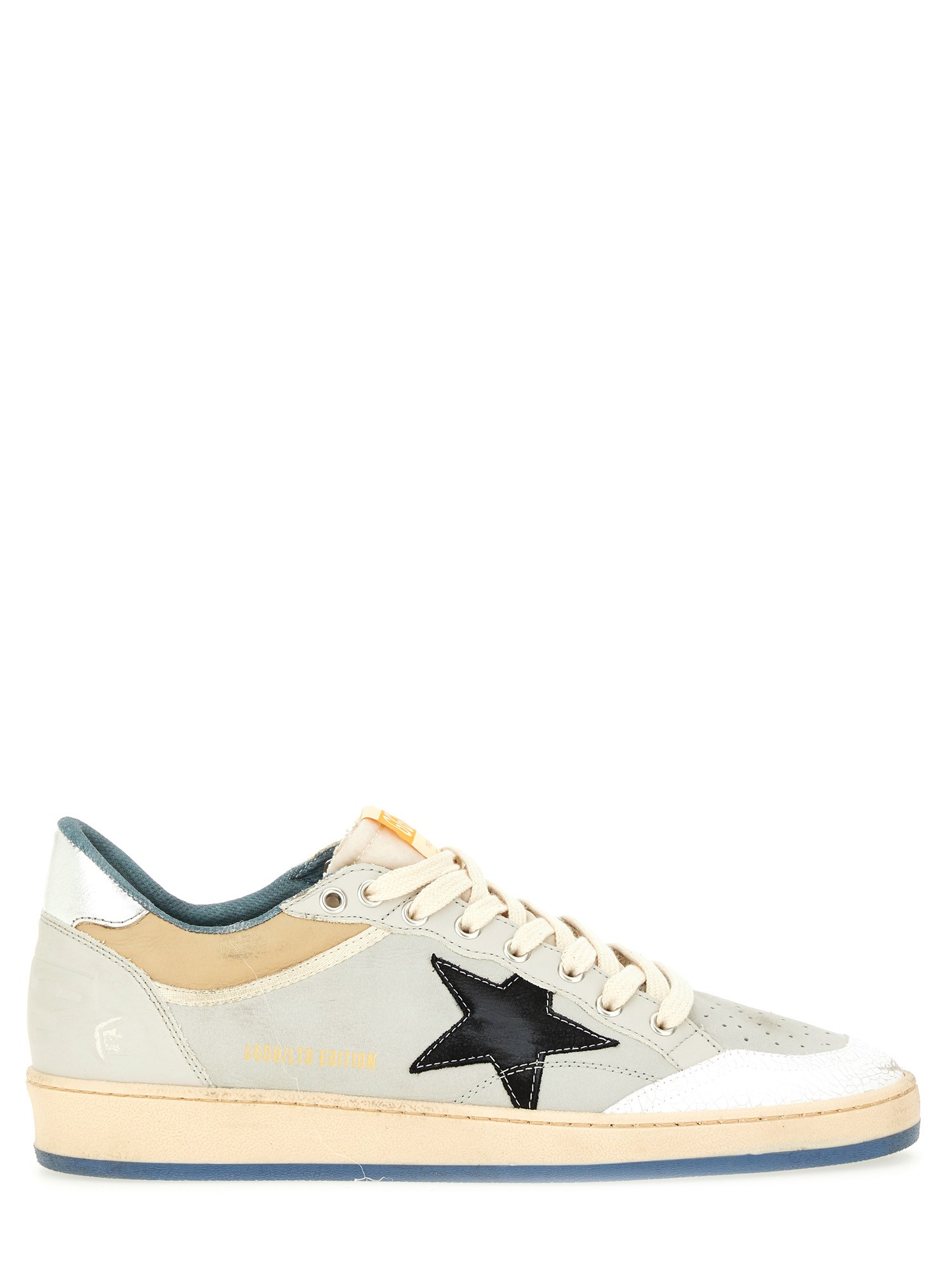 Golden Goose "ballstar" Sneaker In Gray