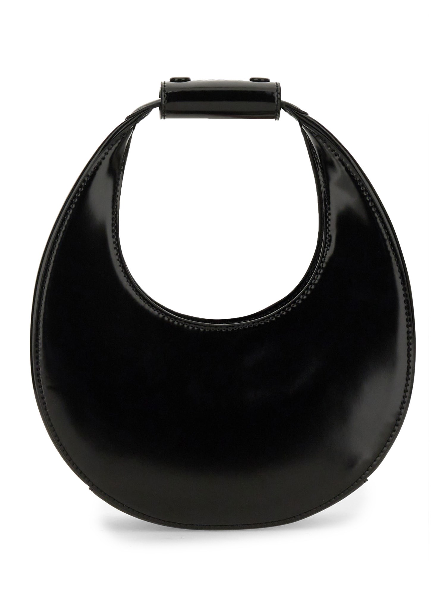 Staud Mini "moon" Bag In Black