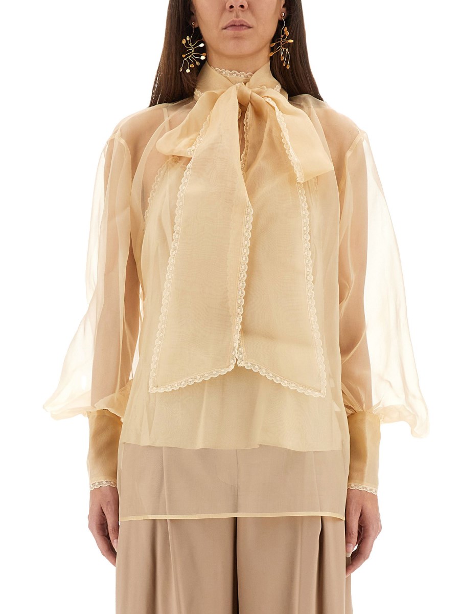 BLUSA IN ORGANZA MEMENTO