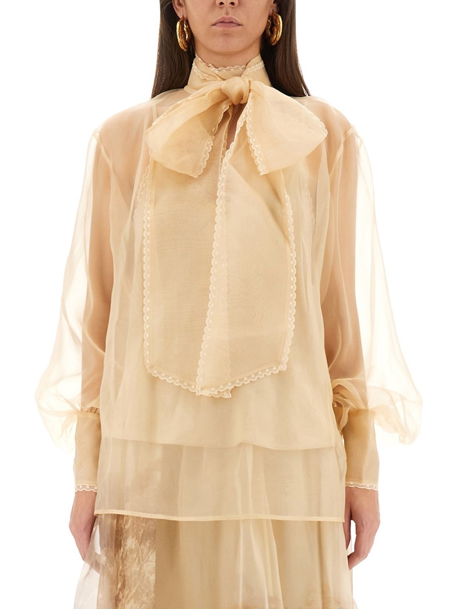 BLUSA IN ORGANZA MEMENTO