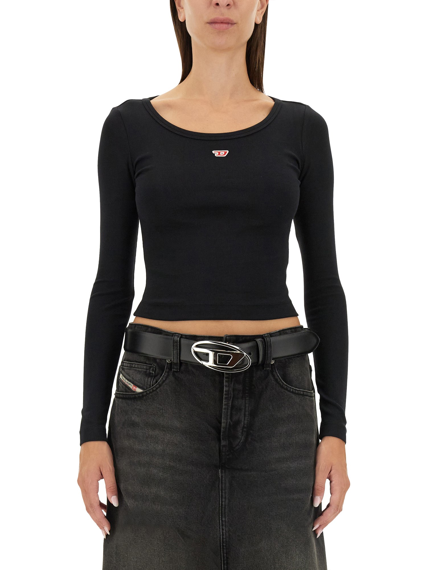 Diesel "t-ballet-d" T-shirt In Black