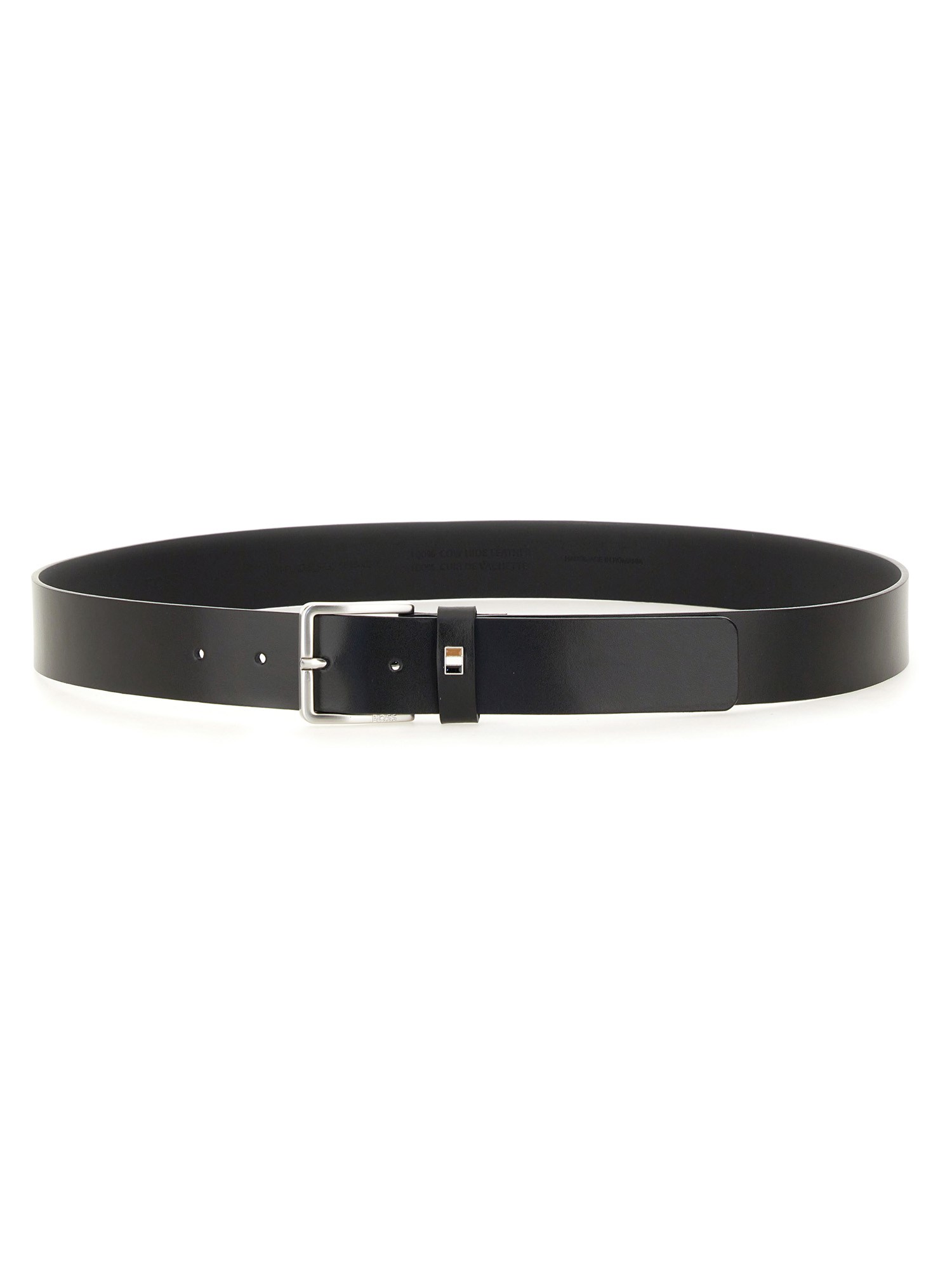 Hugo Boss Belt With Logo In Black