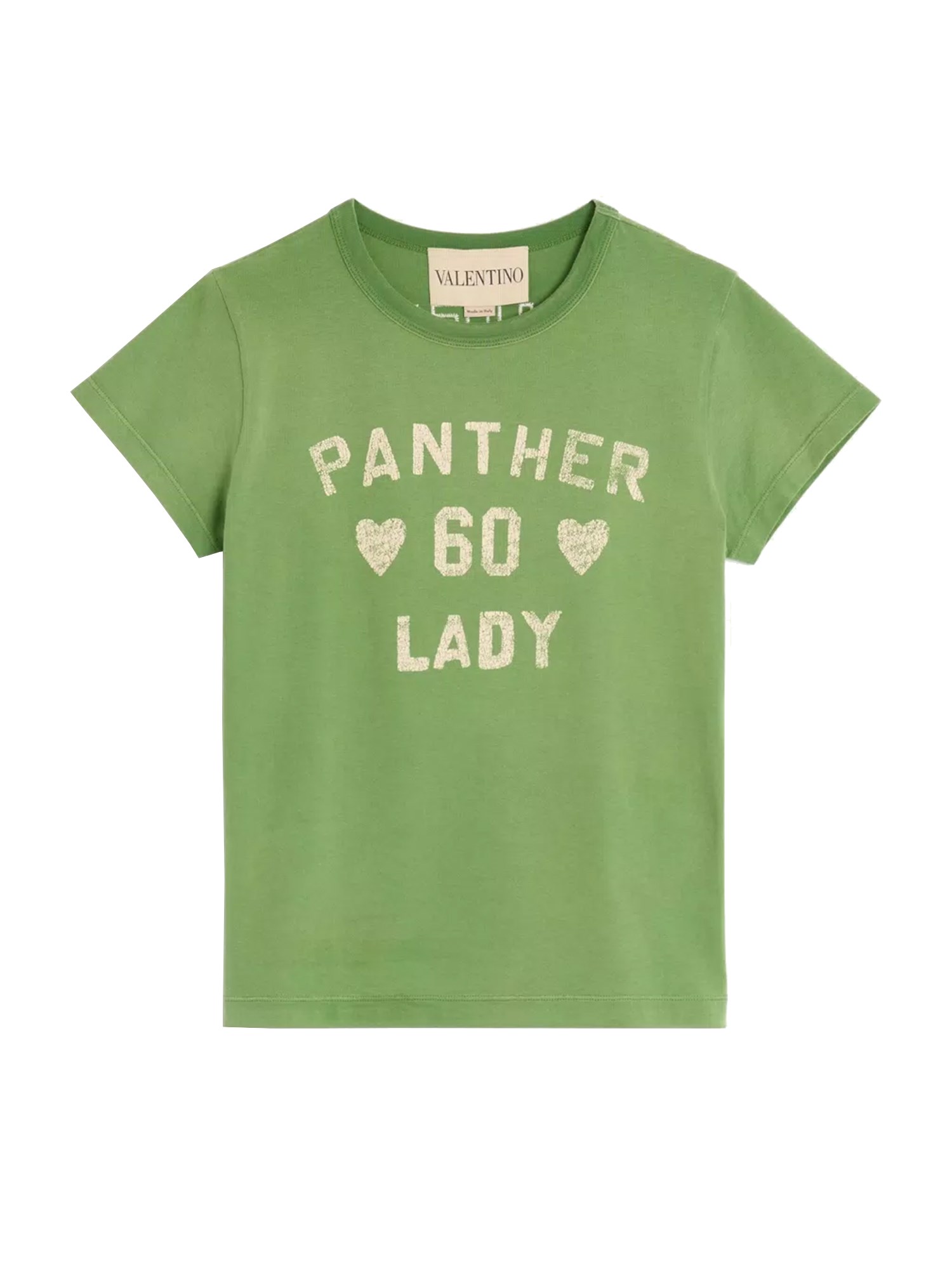 Valentino Playful Printed Cotton T-shirt With Bold Lettering