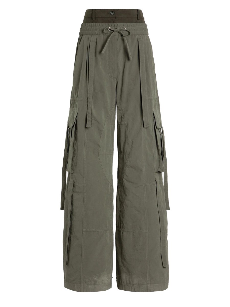 PANTALONE IN FAILLE CERATA