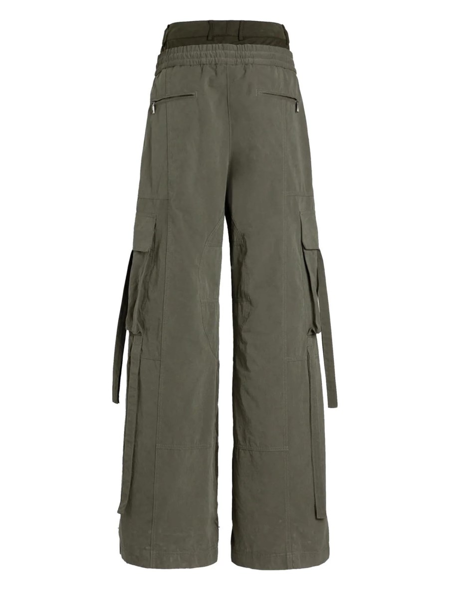 PANTALONE IN FAILLE CERATA