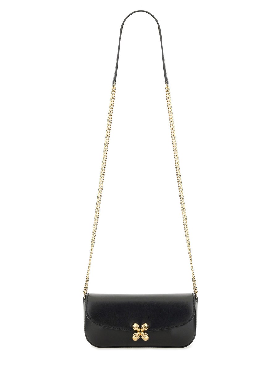 BORSA SKULL FLOWER SMALL