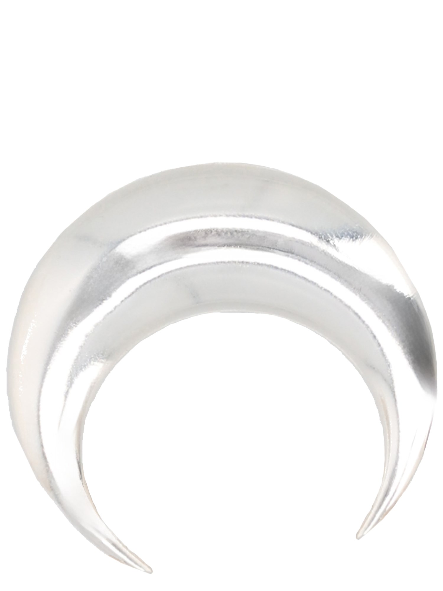 Marine Serre Earring "moon" In Metallic