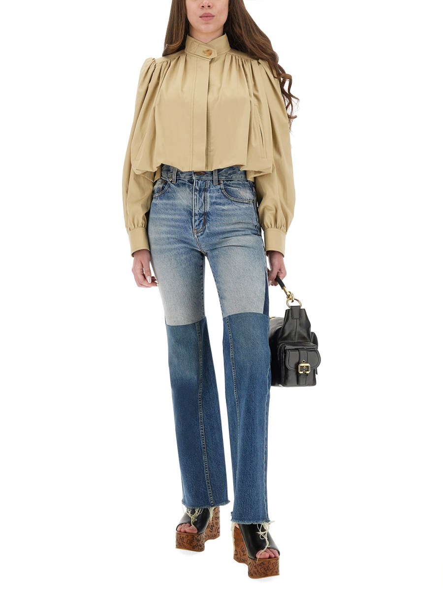 JEANS IN DENIM PATCHWORK 