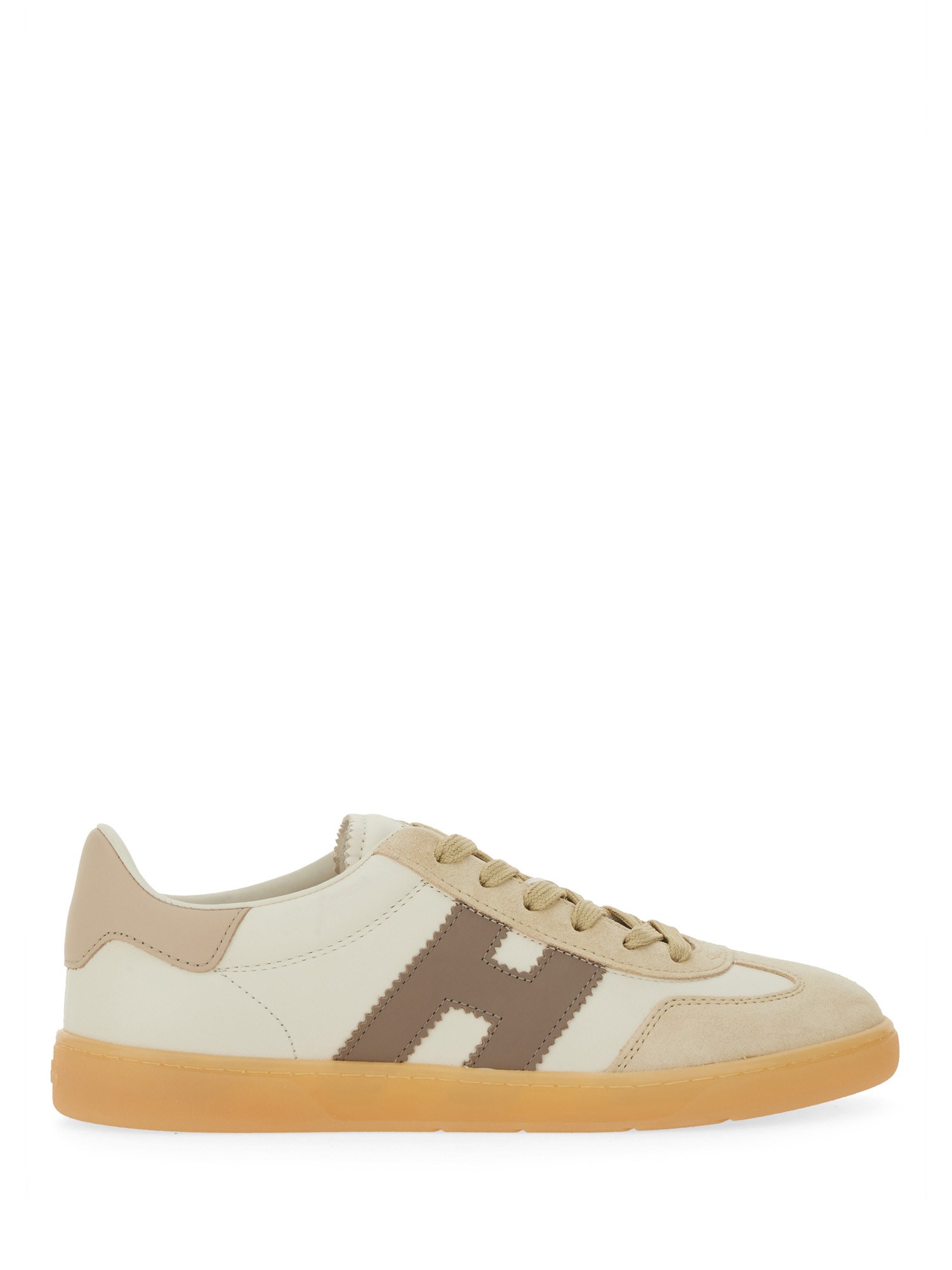 Hogan Cool White Leather Sneakers In Multi