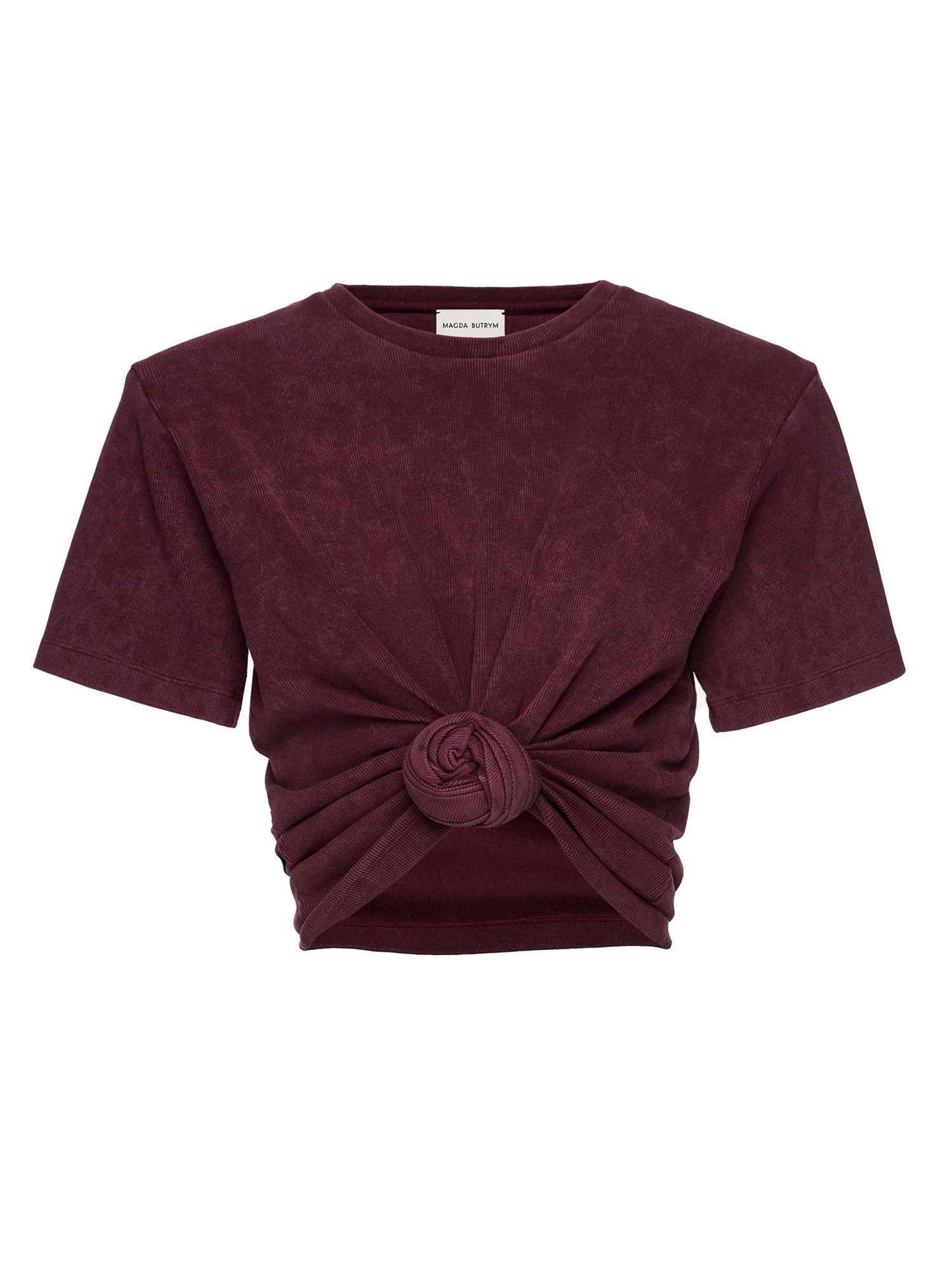 Magda Butrym Knotted Ribbed T-shirt
