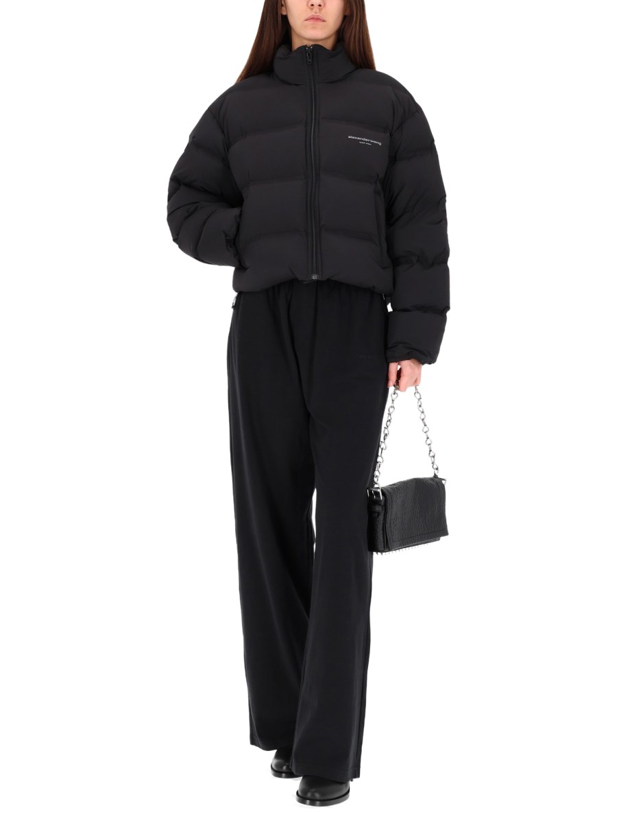 GIACCA CROPPED CON LOGO