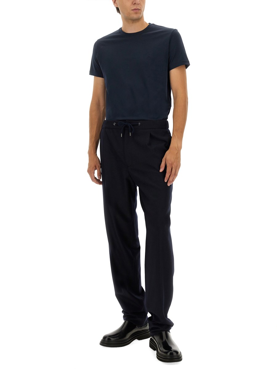 T-SHIRT GIROCOLLO IN COTONE