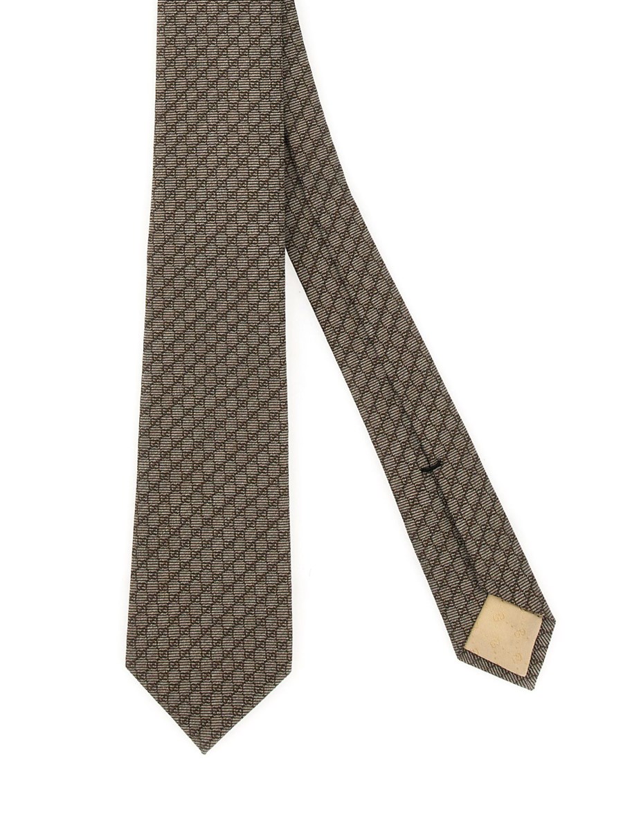 CRAVATTA JACQUARD CON INCROCIO GG