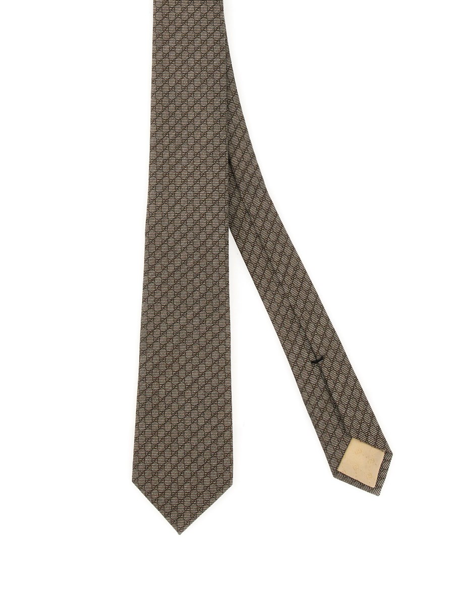 CRAVATTA JACQUARD CON INCROCIO GG