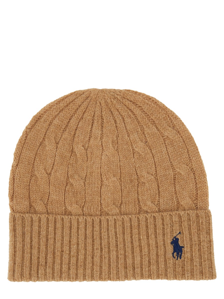 BERRETTO IN LANA E CASHMERE A TRECCE