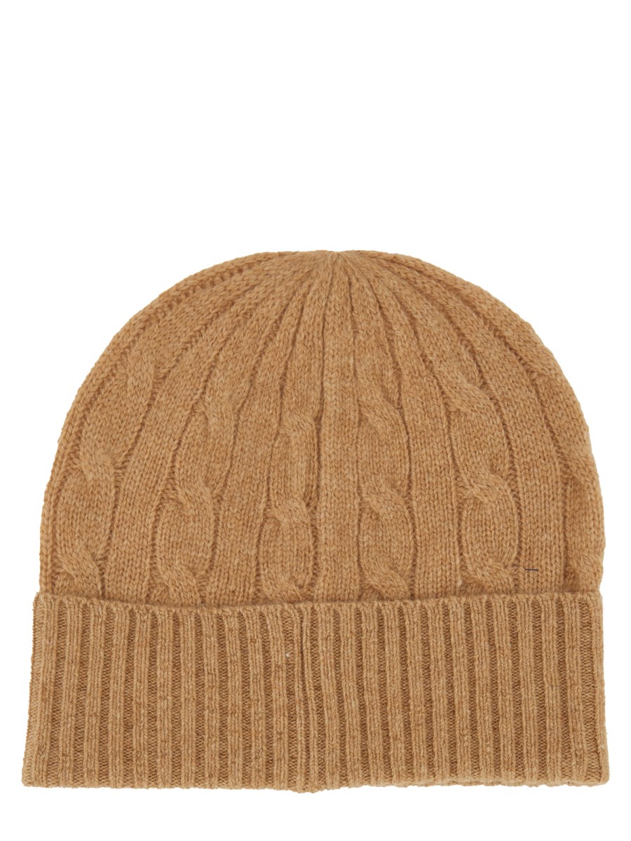BERRETTO IN LANA E CASHMERE A TRECCE