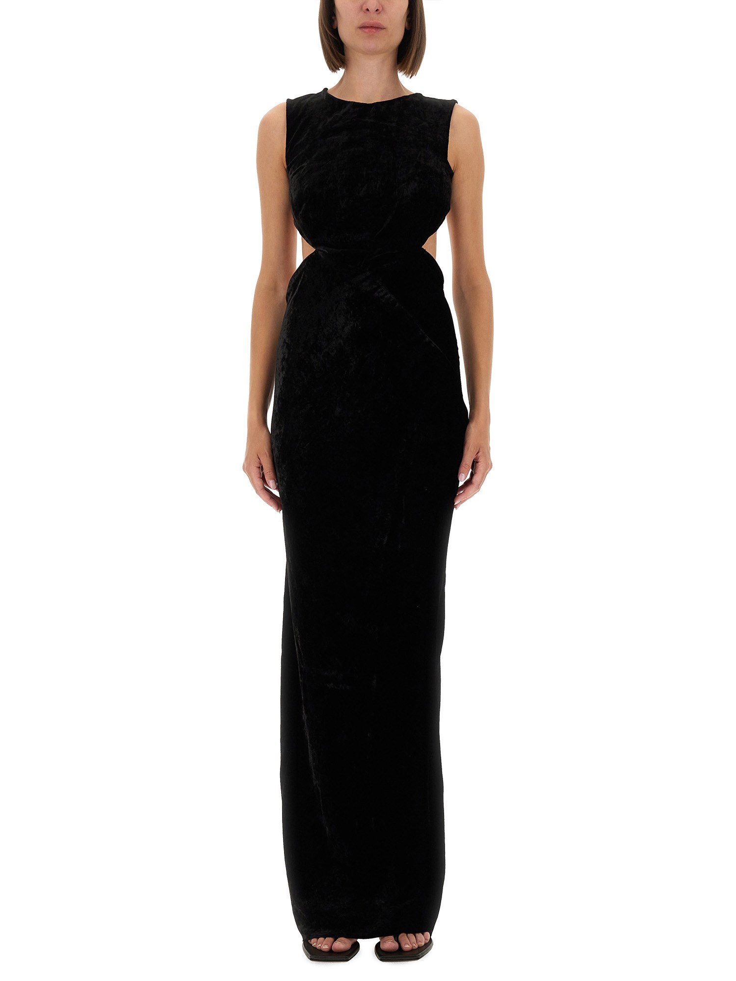 rick owens dress with open back