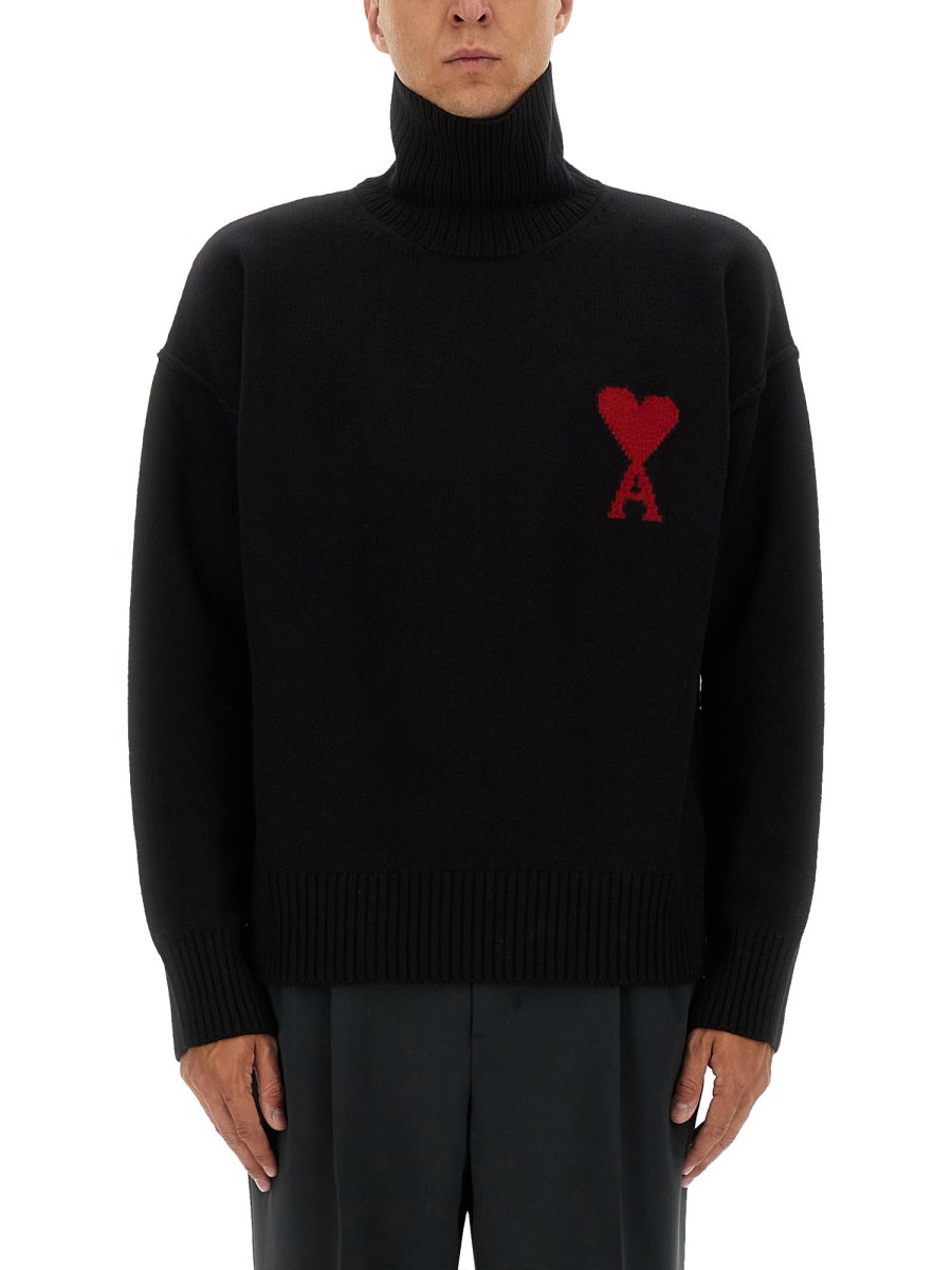 MAGLIONE A COLLO ALTO CON LOGO