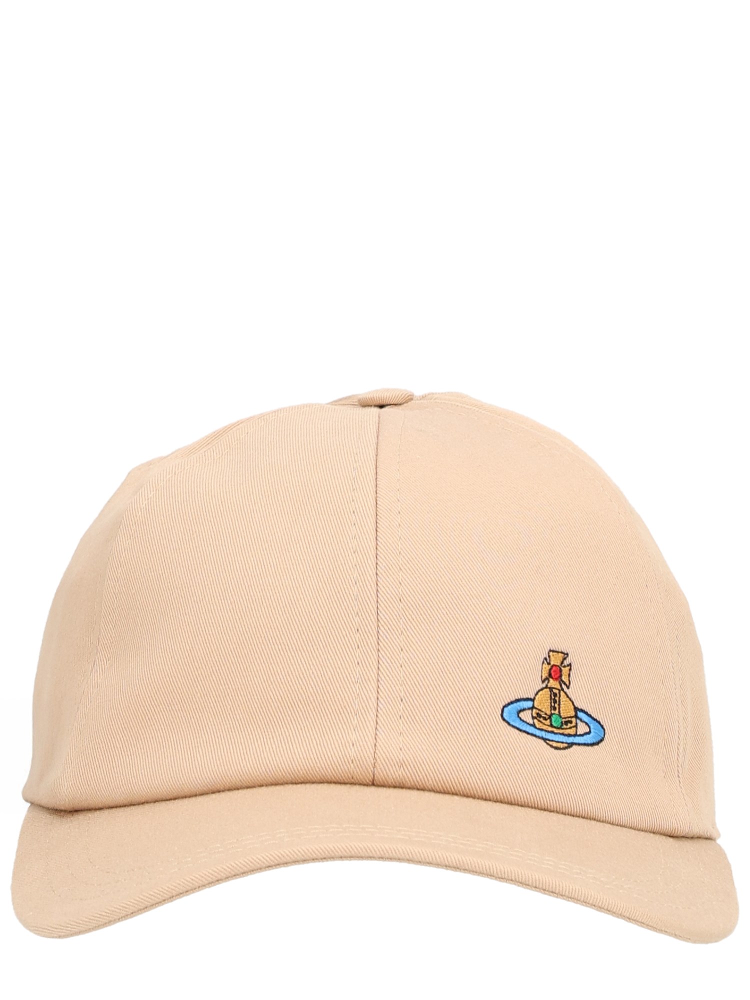 Vivienne Westwood Baseball Cap With Logo In Sand