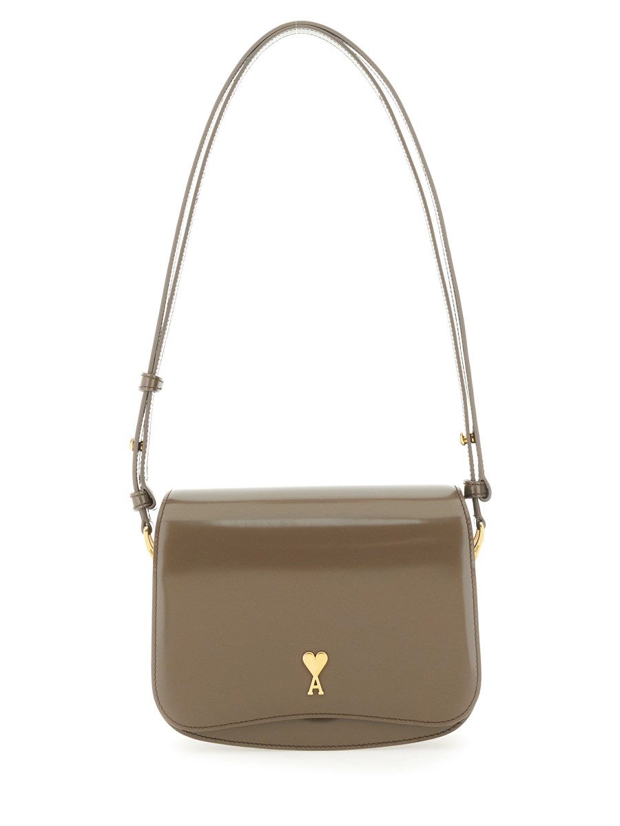 BORSA IN PELLE CON LOGO