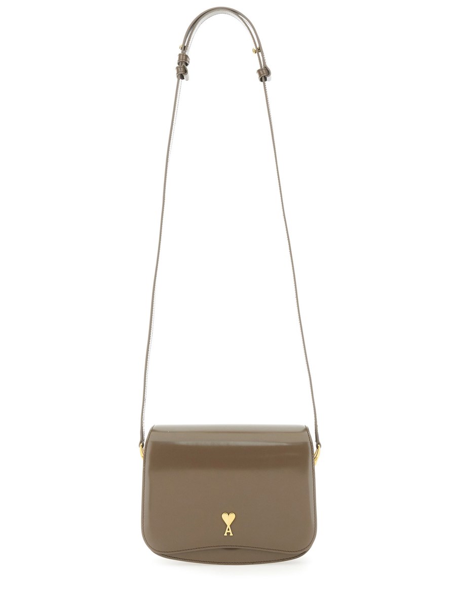 BORSA IN PELLE CON LOGO