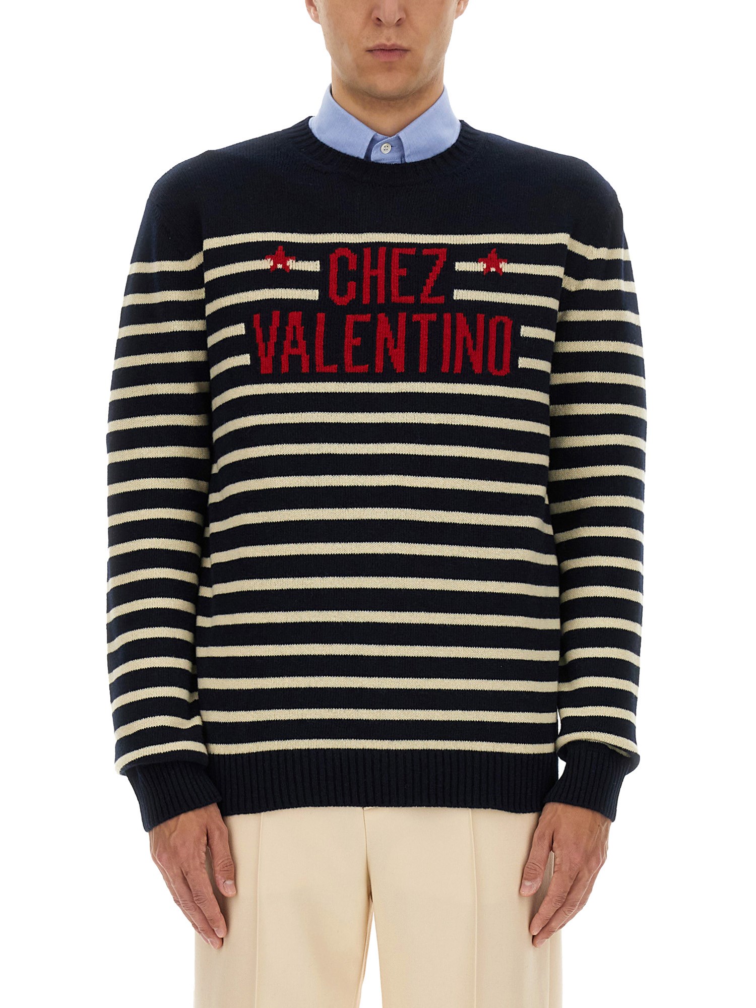 Valentino "chez Valentine" Wool Jumper