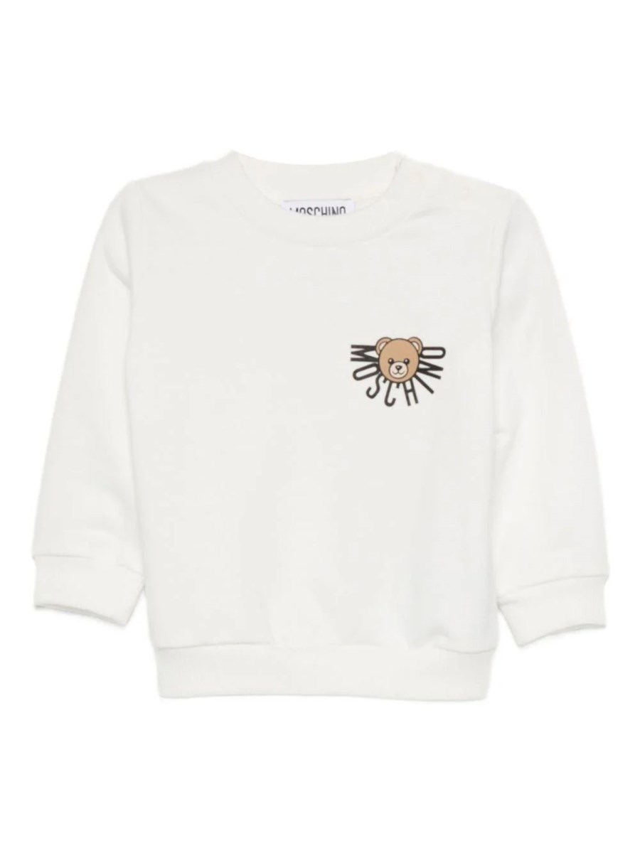 FELPA SENZA CAPPUCCIO CON LOGO