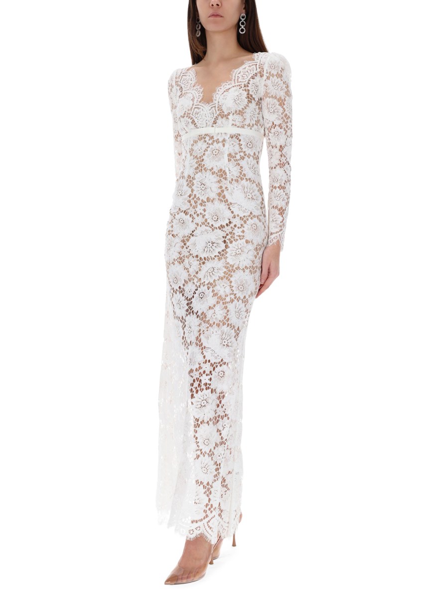 ABITO LUNGO IN PIZZO