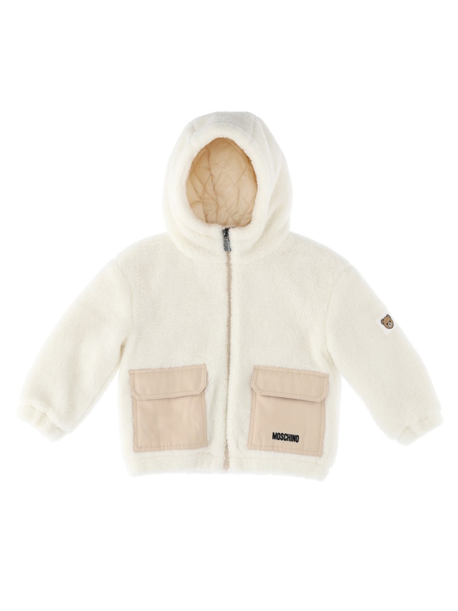 GIACCA TEDDY CON LOGO