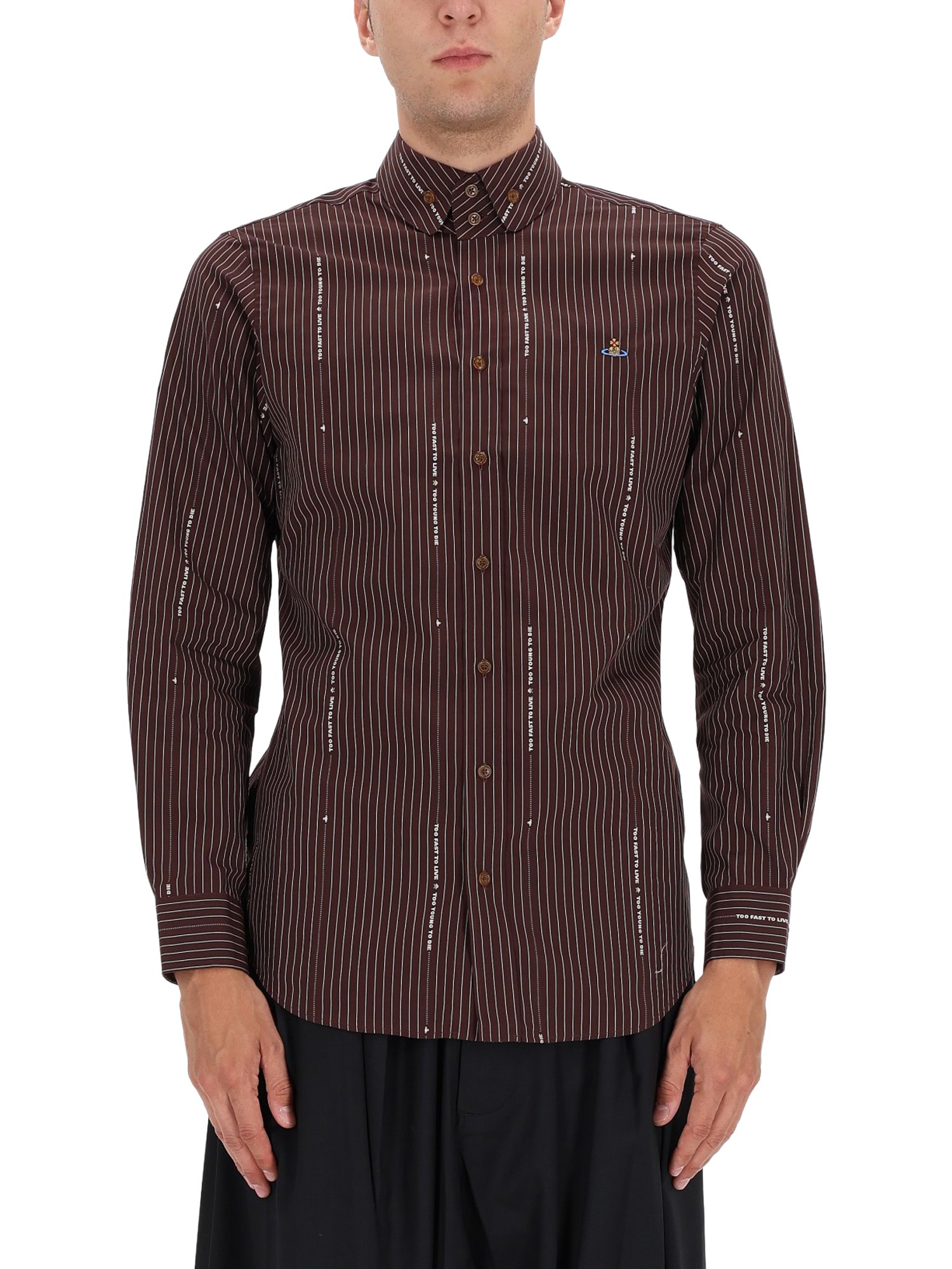 Vivienne Westwood Shirt Krall In Brown
