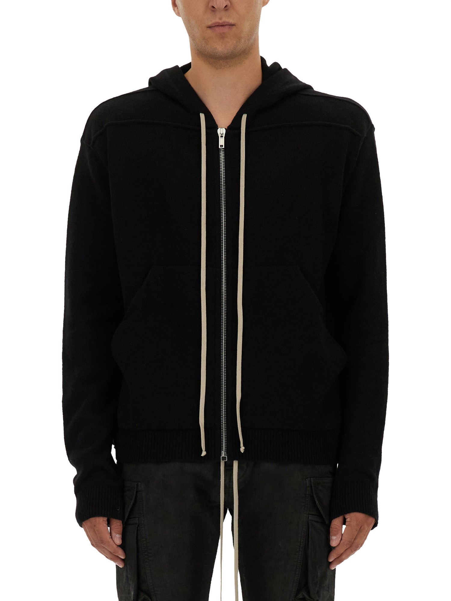 Rick Owens Classic Flight Bomber Jacket In Black