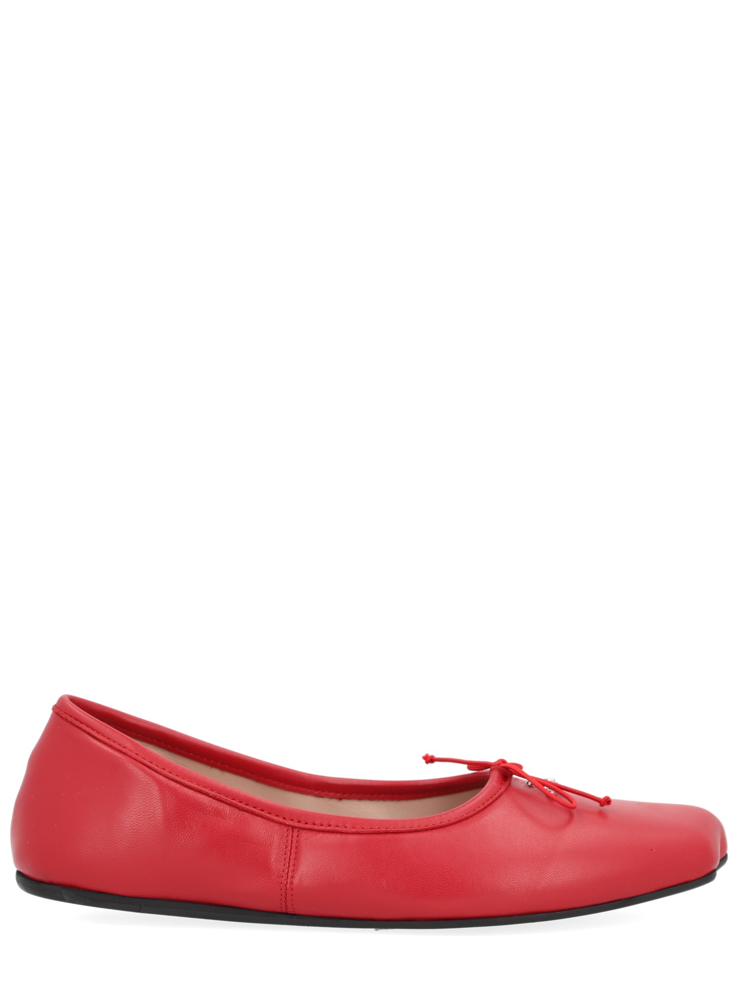 Vivienne Westwood Pointed Toe Red Flats In Red