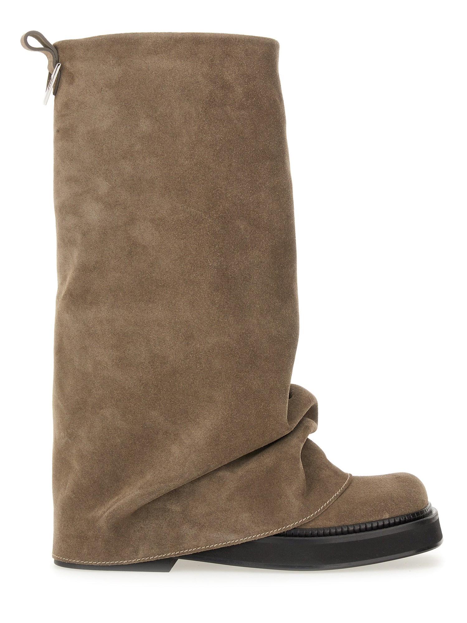 Attico Combat Boot "robin" In Brown