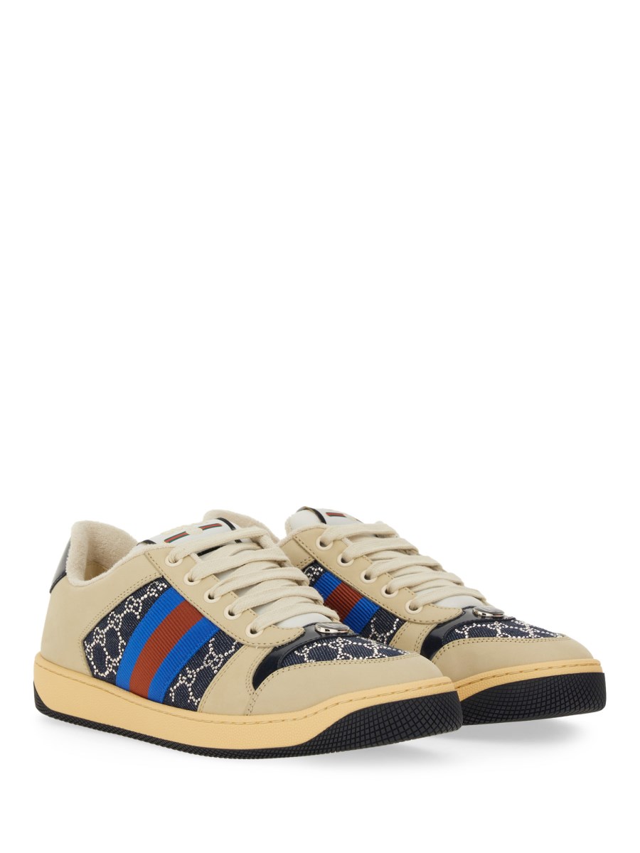SNEAKER SCREENER DONNA CON CRISTALLI GG