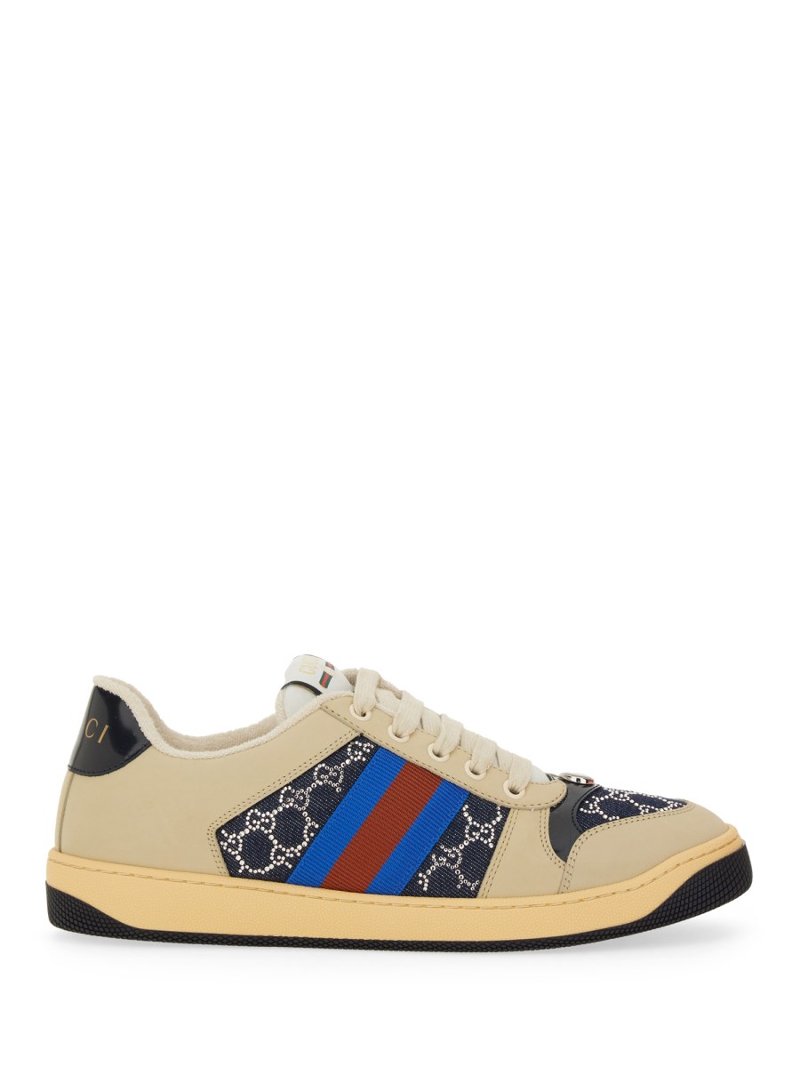 SNEAKER SCREENER DONNA CON CRISTALLI GG