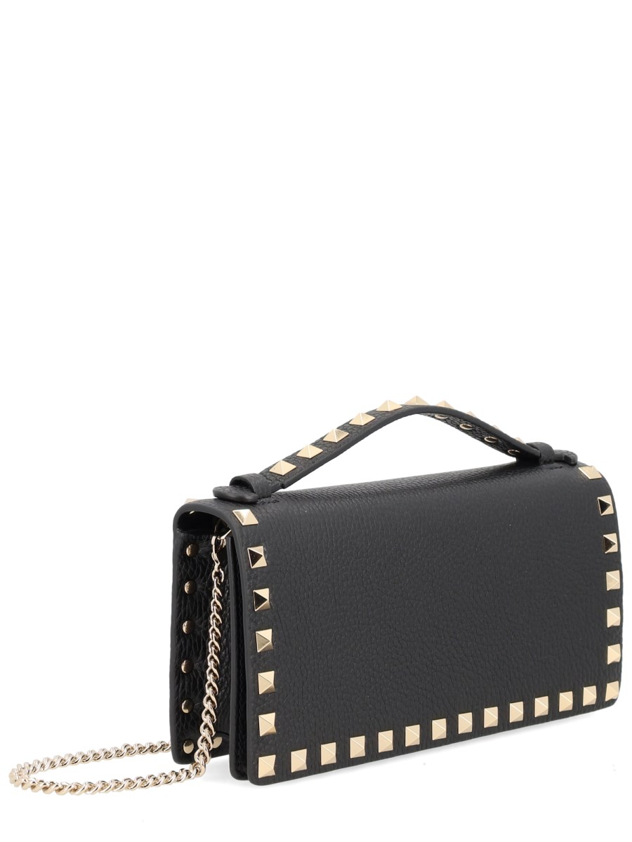 PORTAFOGLIO CON CATENA ROCKSTUD