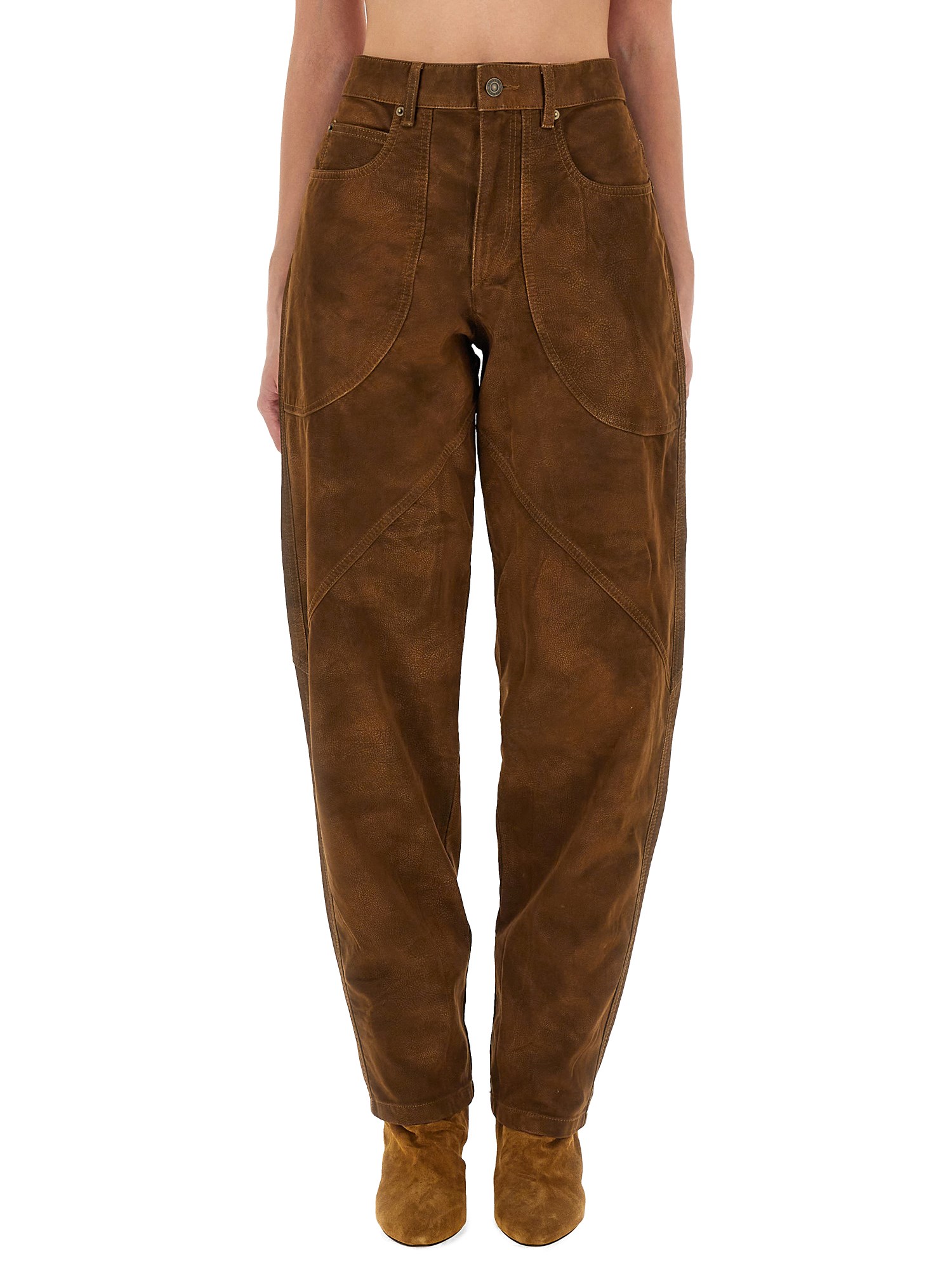 Isabel Marant Étoile Pants Isabel Marant Etoile Woman Color Brown In Brown