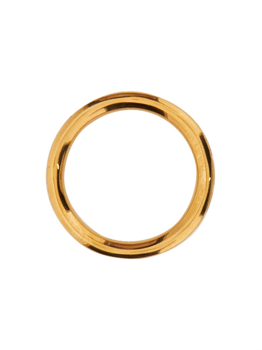 ANELLO CON CHIAVE GRECA INCISA