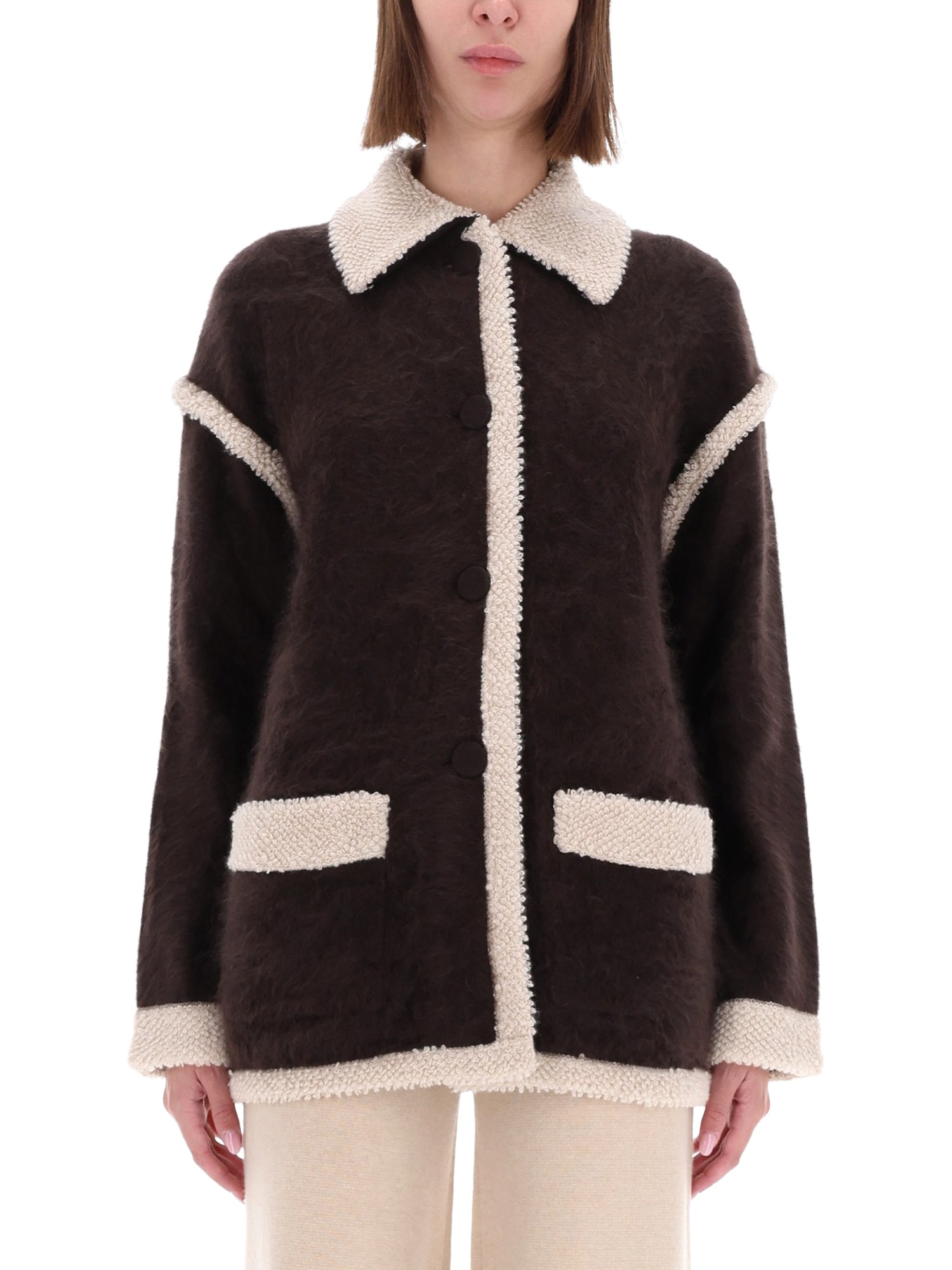 Guest In Residence "grizzly" Jacket In Animal Print