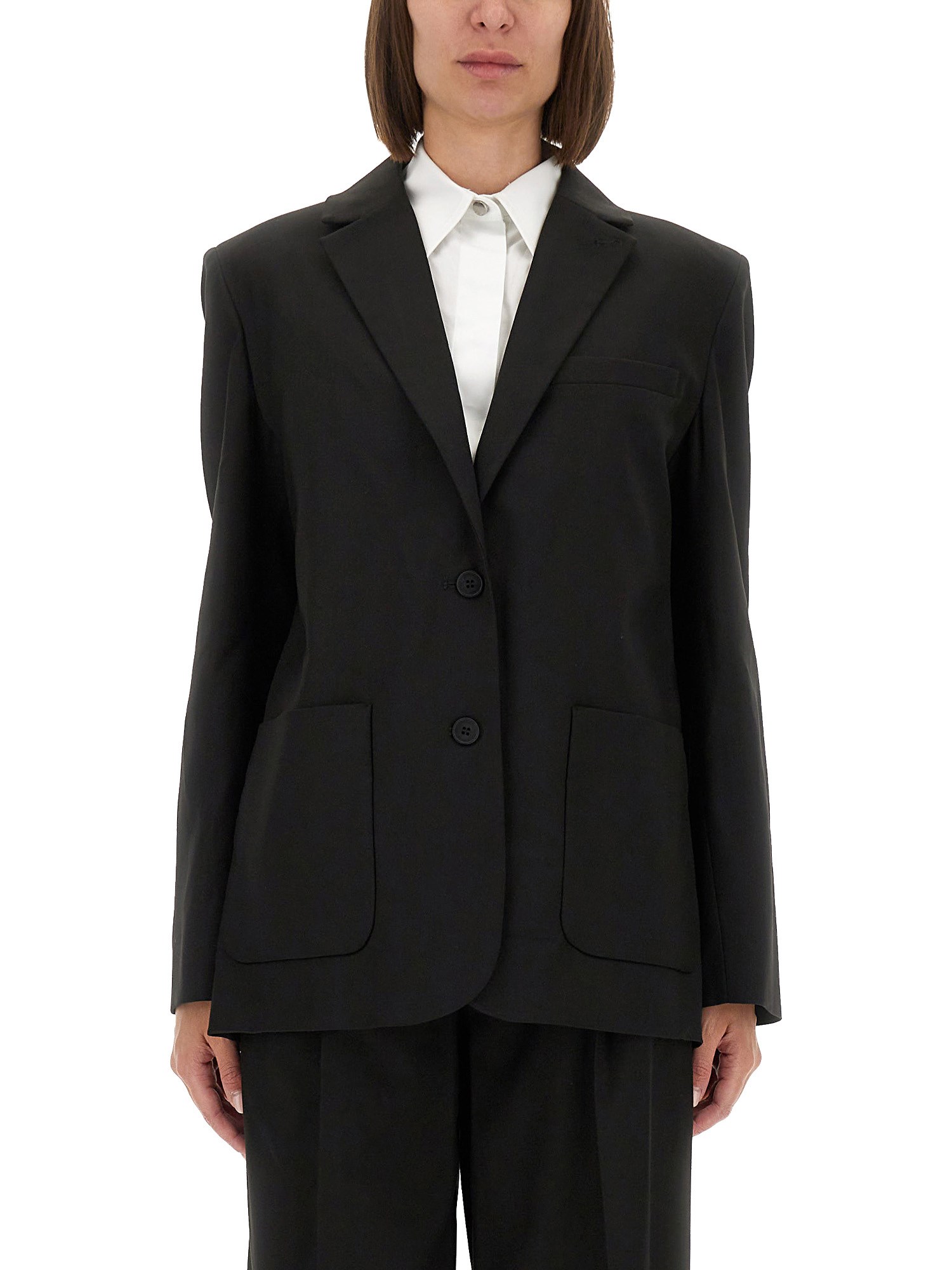 The Garment Pluto Ribbon Blazer In Black