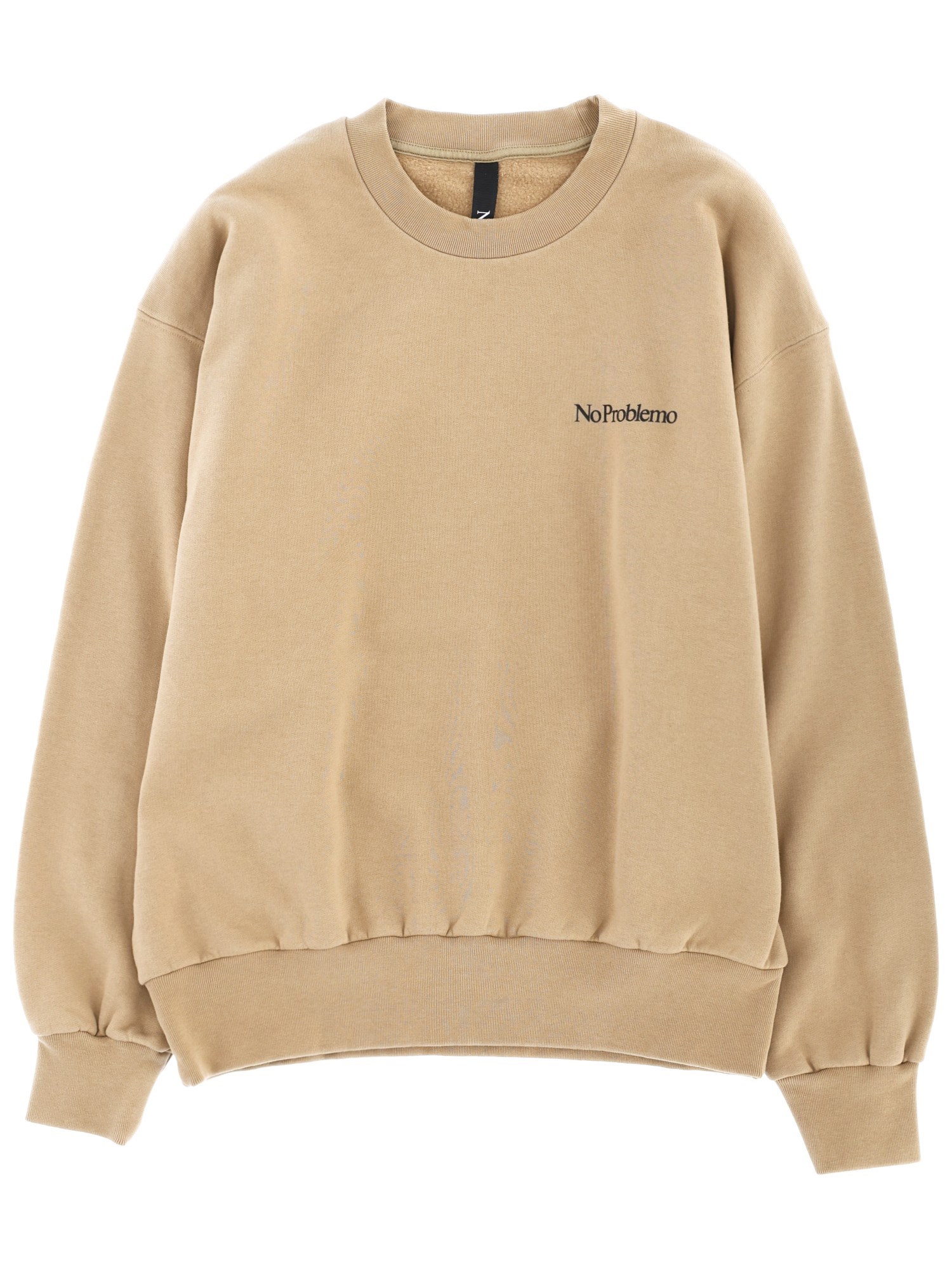 No Problemo Sweatshirt With Logo Unisex In Sand