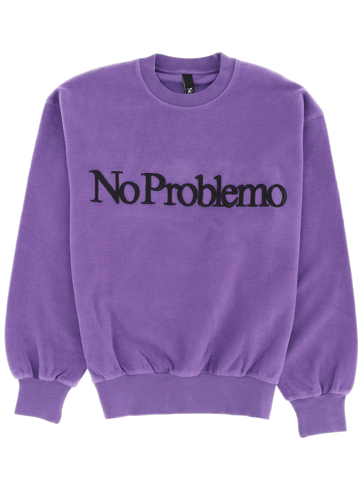 No Problemo Sweatshirt With Logo Unisex In Purple