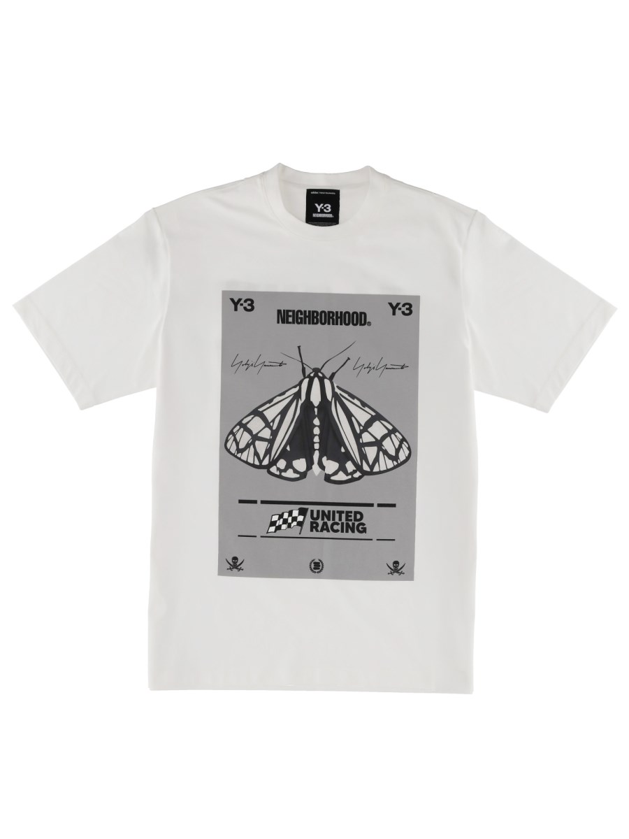 T-SHIRT CON STAMPA Y - 3 X NEIGHBORHOOD