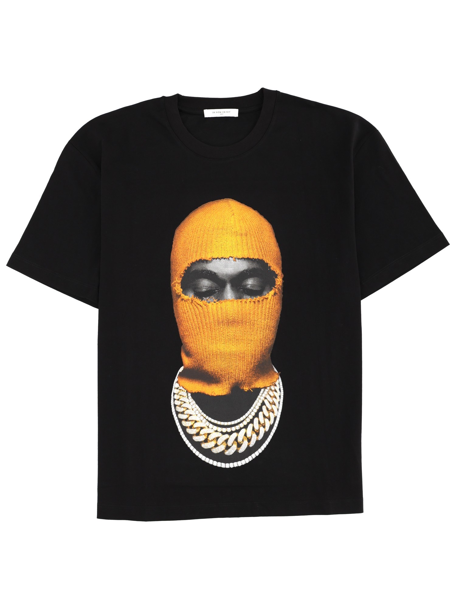 Ih Nom Uh Nit Graphic Crew Neck Short Sleeve T-shirt In Black