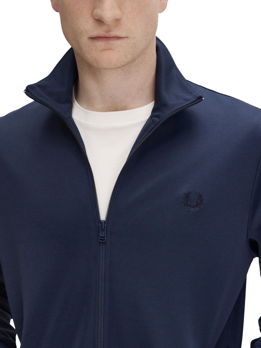 FELPA TRACK CON ZIP