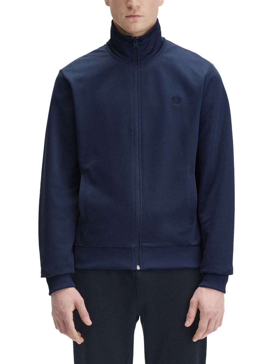 FELPA TRACK CON ZIP