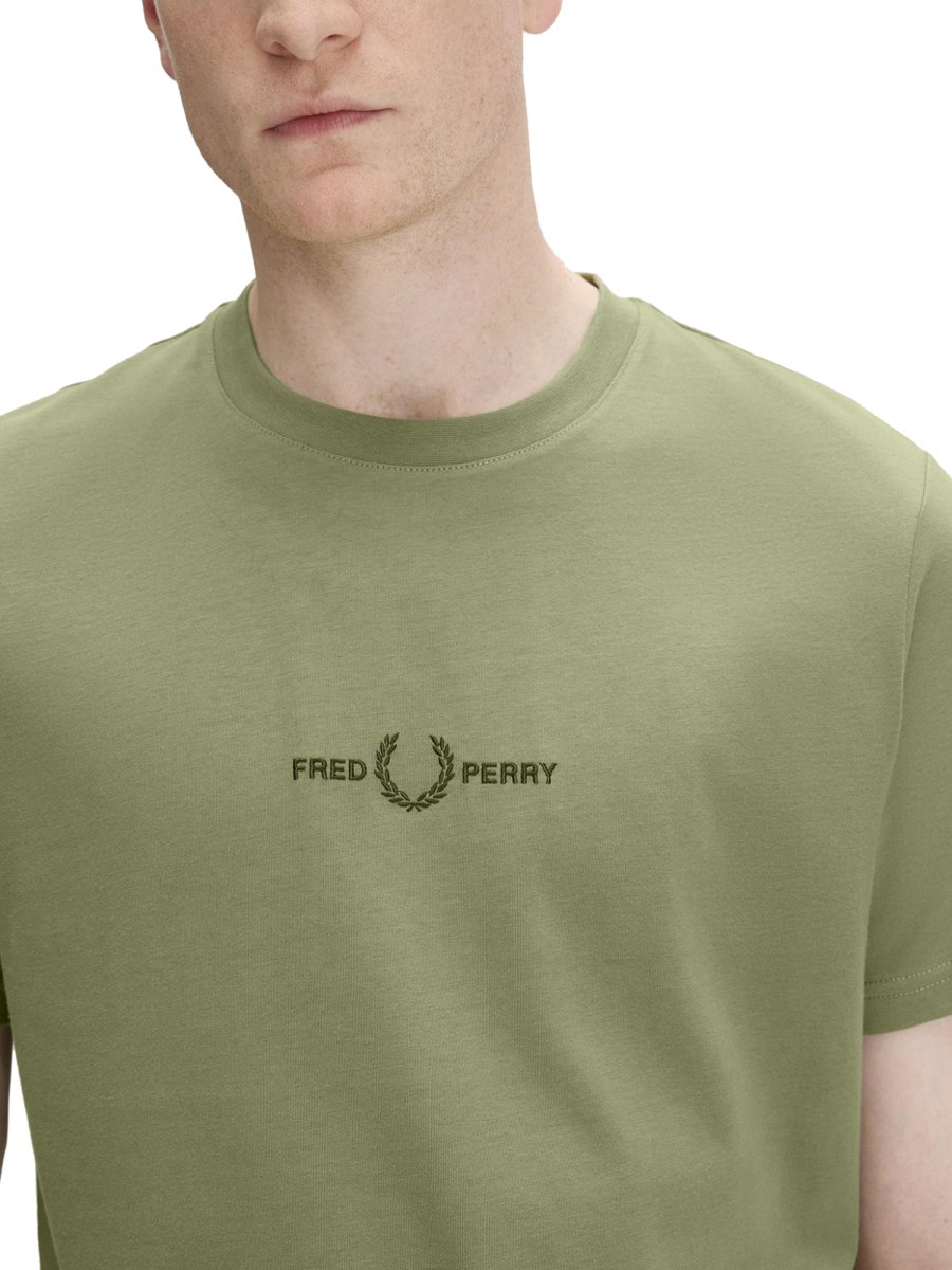 T-SHIRT CON LOGO RICAMATO