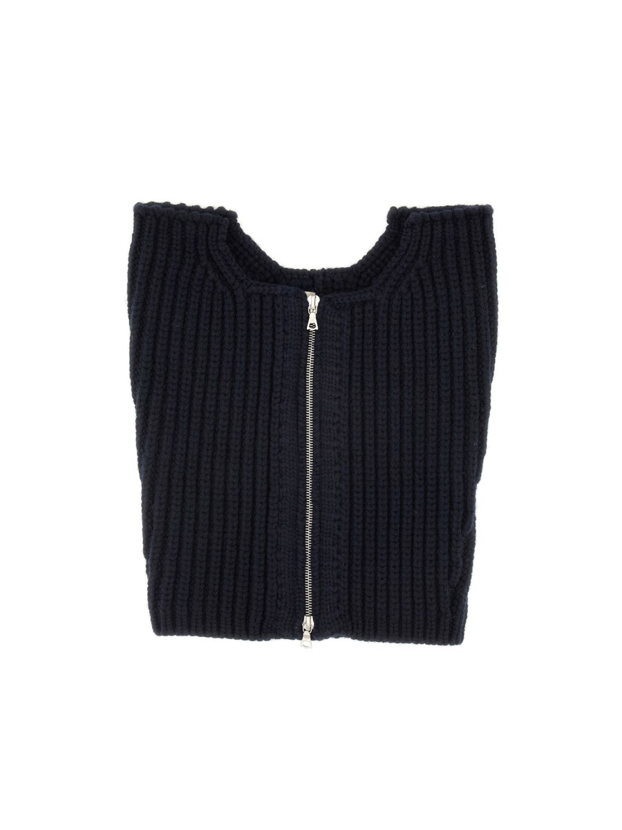 SCALDACOLLO IN LANA CON ZIP